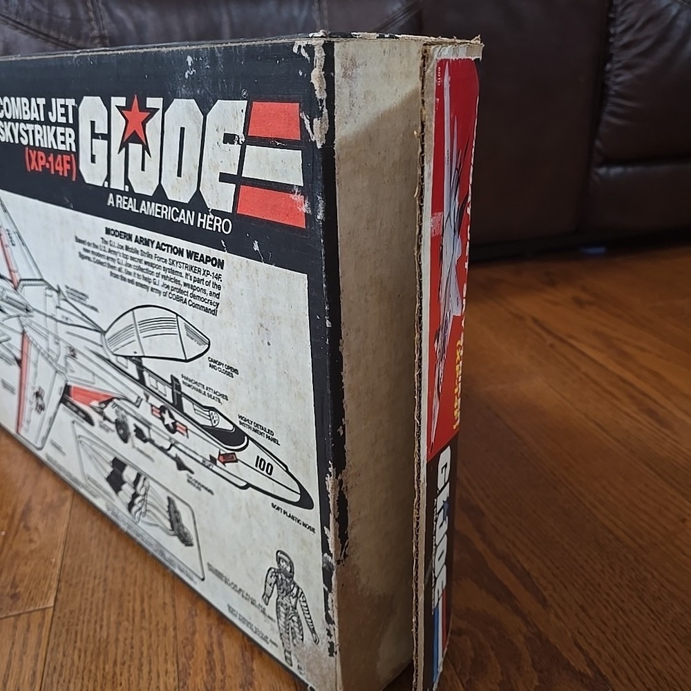 Vintage GI Joe ARAH Combat Jet Skystriker XP-14F With Box Incomplete 1983 - Picture 7 of 16